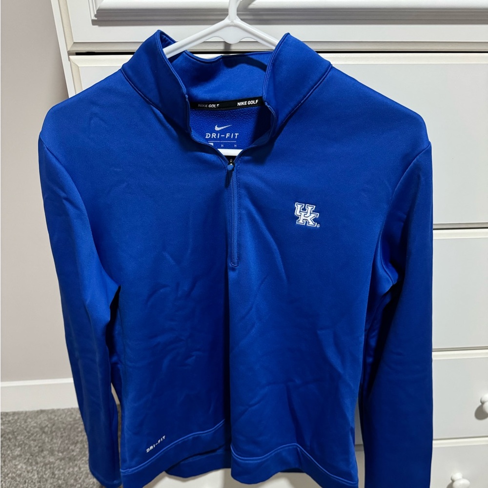 Blue Thermal Pullover Nike Kentucky Logo